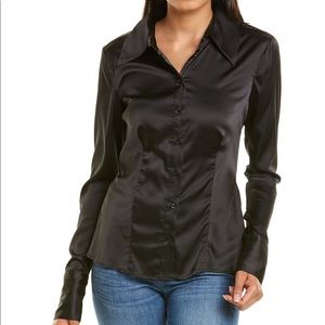 Silk button down shirt